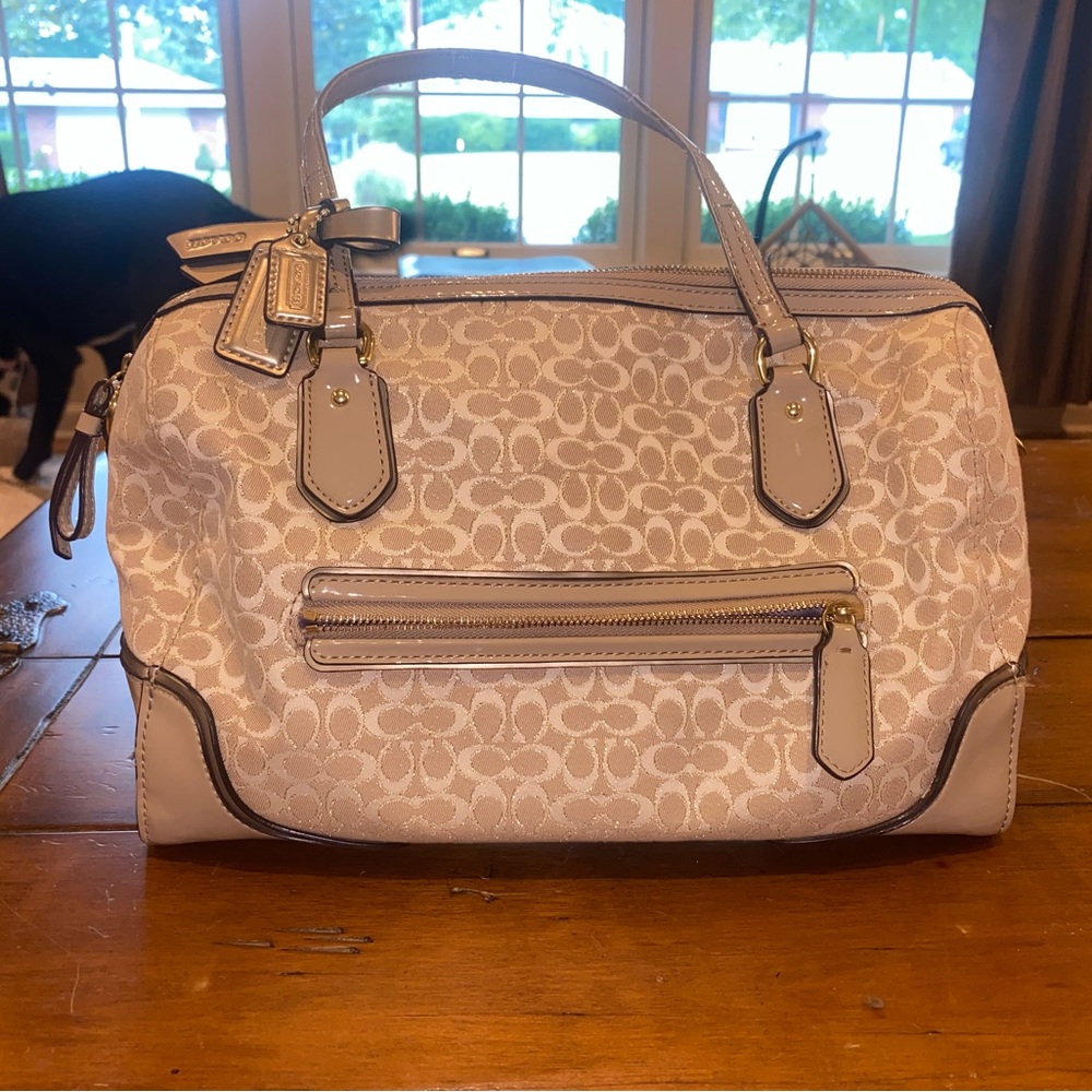 Coach Signature C Metallic Purse
